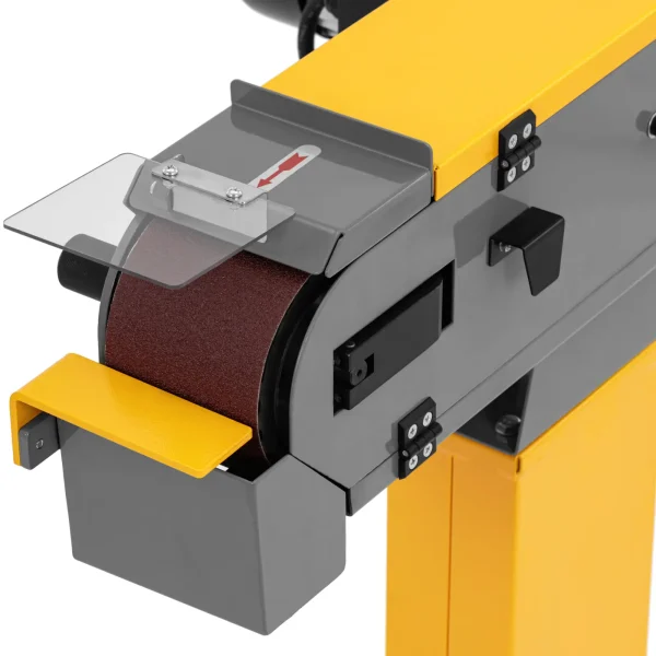 Szlifierka taśmowa pasowa do metalu stojąca 100 mm 400 V 1500 W - obrazek 5