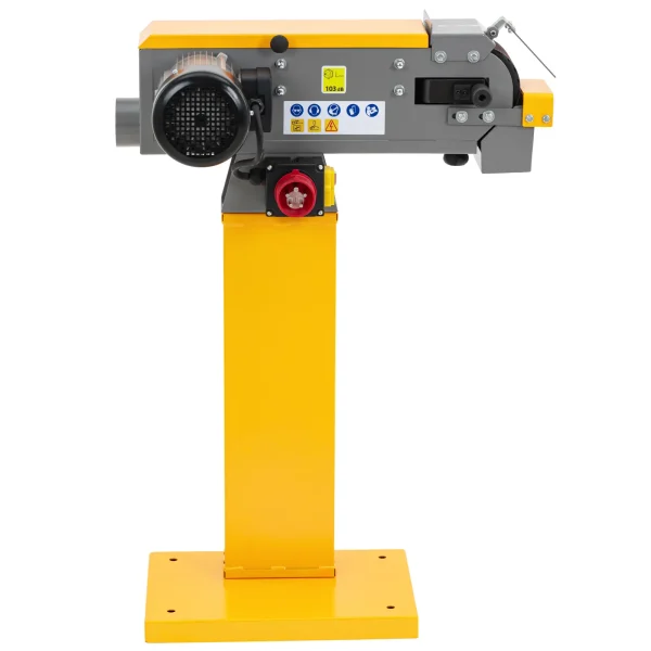 Szlifierka taśmowa pasowa do metalu stojąca 100 mm 400 V 1500 W - obrazek 6