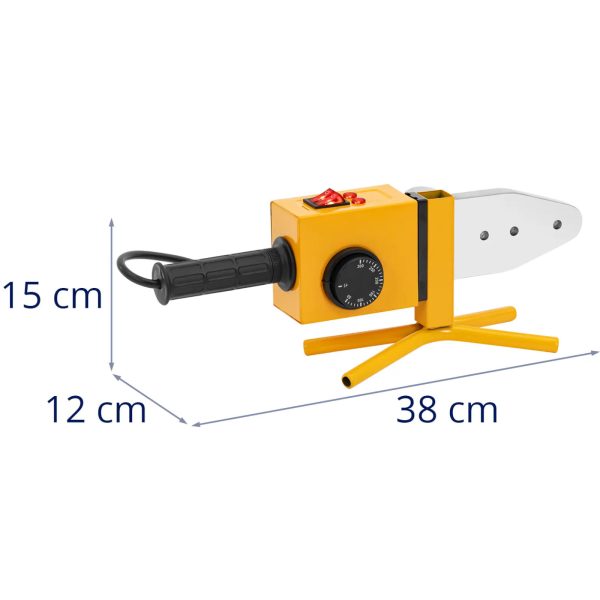 Zgrzewarka do rur PP PB PE PV o ś. 20-63 mm 300C 800/1750 W - zestaw - obrazek 7