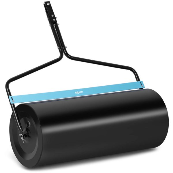 Walec ubijak ogrodowy do ubijania gleby trawy do traktorka szer. 97.5 cm 120 l - obrazek 2