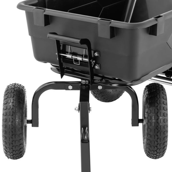 Wózek wywrotka ogrodowa transportowa uchylna do 550 kg poj. 150 l - obrazek 7