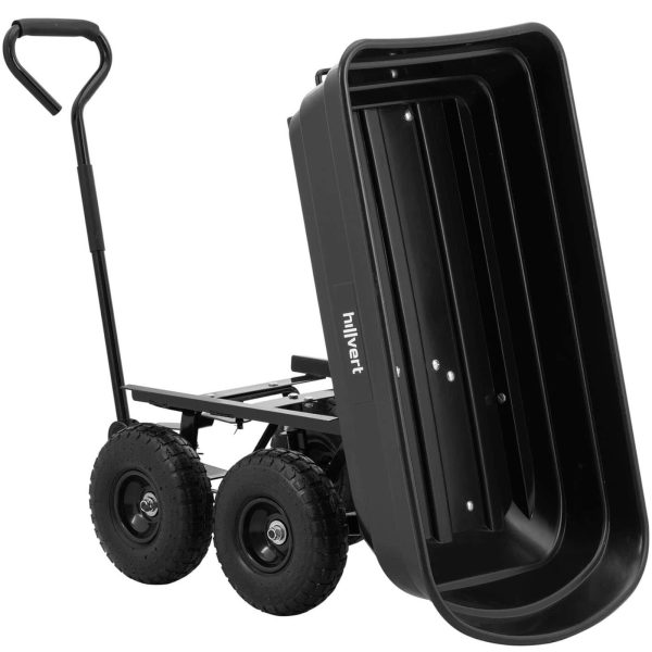 Wózek ogrodowy transportowy wywrotka 75 l 300 kg - obrazek 4