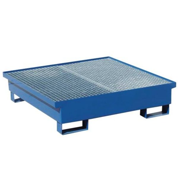 Wanna wychwytowa metalowa na 4 beczki 200L 120x120cm - obrazek 2
