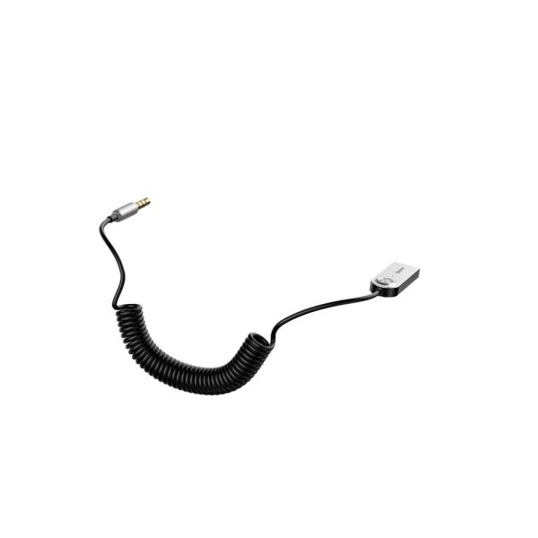 BA01 odbiornik dĹşwięku Bluetooth 5.0 kabel adapter audio AUX jack czarny - obrazek 3