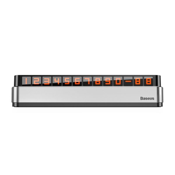 Tabliczka parkingowa z numerem telefonu Moonlight Box Series - srebrny - obrazek 9