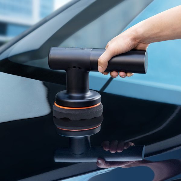Bezprzewodowa elektryczna maszyna polerska polerka do wosku 30W czarna - obrazek 6