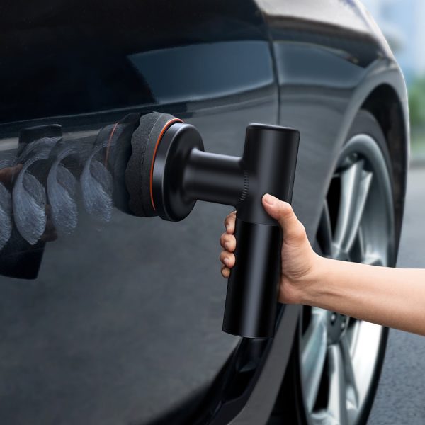 Bezprzewodowa elektryczna maszyna polerska polerka do wosku 30W czarna - obrazek 7
