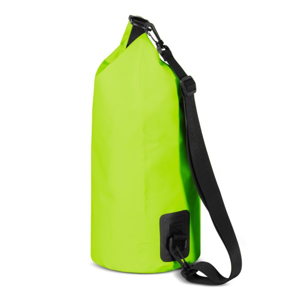 Worek plecak torba Outdoor PVC turystyczna wodoodporna 10L - jasnozielona - obrazek 3