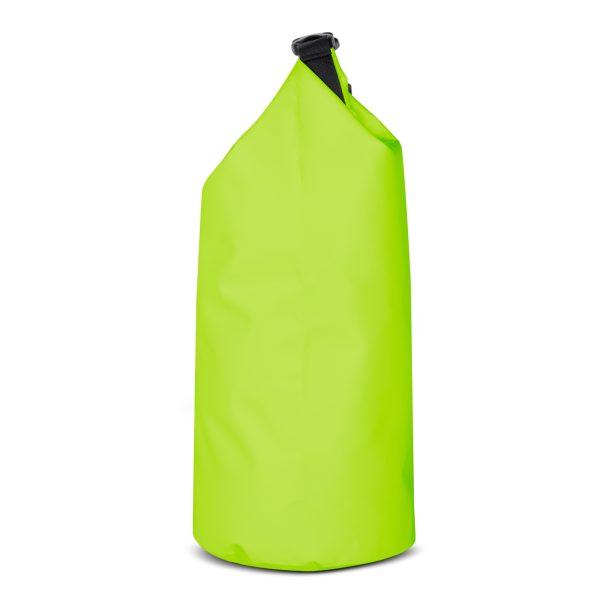 Worek plecak torba Outdoor PVC turystyczna wodoodporna 10L - jasnozielona - obrazek 5