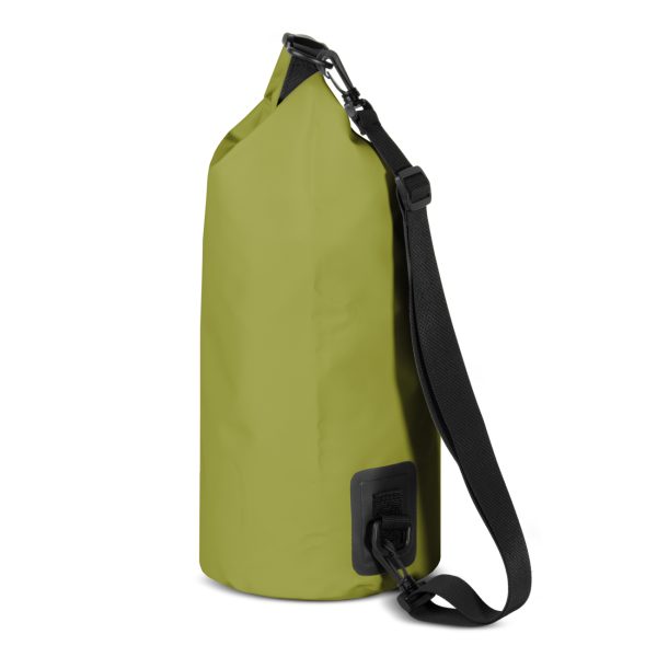 Worek plecak torba Outdoor PVC turystyczna wodoodporna 10L - zielona - obrazek 5