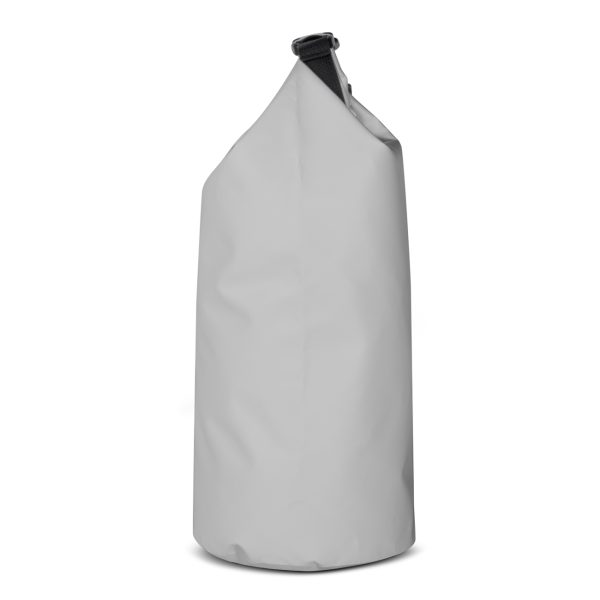 Worek plecak torba Outdoor PVC turystyczna wodoodporna 10L - szara - obrazek 5