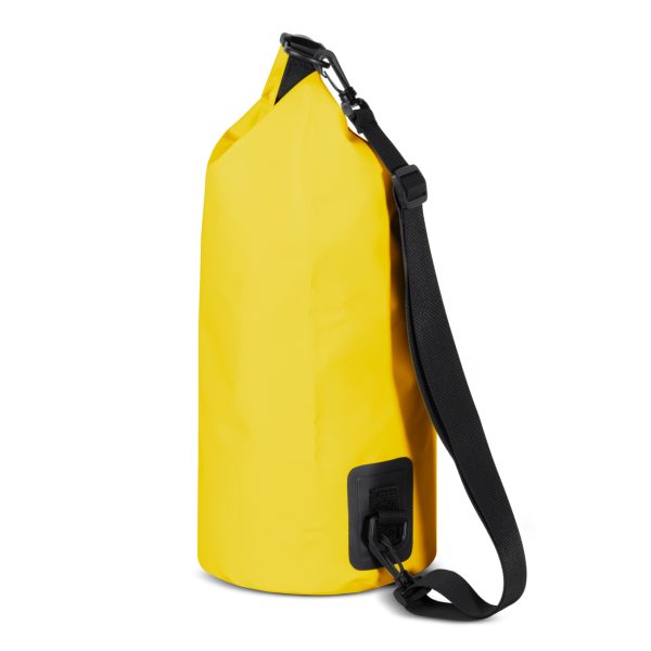 Worek plecak torba Outdoor PVC turystyczna wodoodporna 10L - żółta - obrazek 3