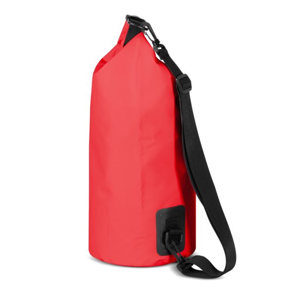 Worek plecak torba Outdoor PVC turystyczna wodoodporna 10L - czerwona - obrazek 3