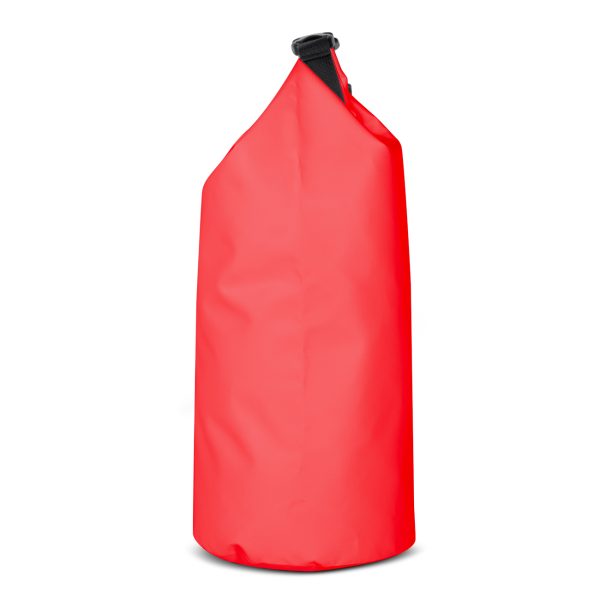 Worek plecak torba Outdoor PVC turystyczna wodoodporna 10L - czerwona - obrazek 5