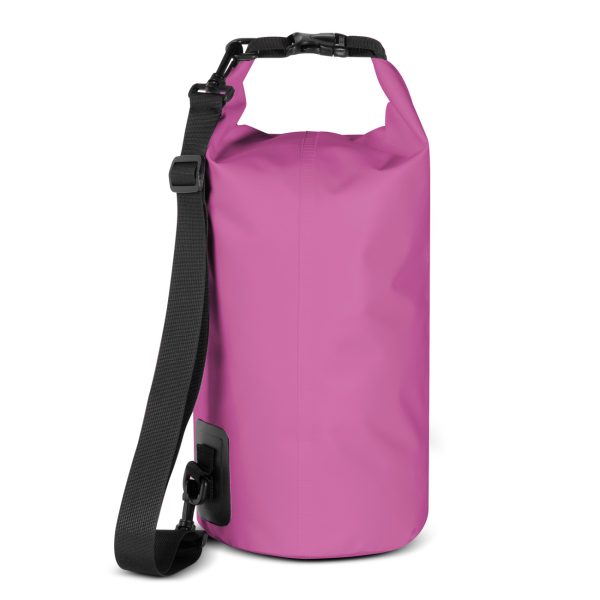 Worek plecak torba Outdoor PVC turystyczna wodoodporna 10L - różowa - obrazek 4