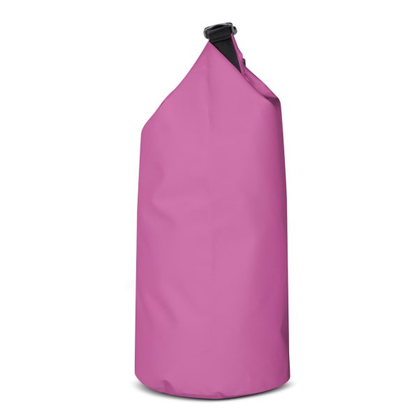 Worek plecak torba Outdoor PVC turystyczna wodoodporna 10L - różowa - obrazek 5