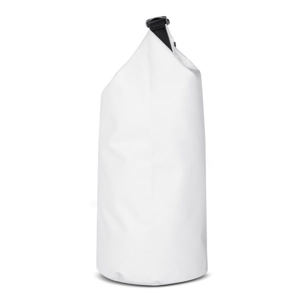 Worek plecak torba Outdoor PVC turystyczna wodoodporna 10L - biała - obrazek 4