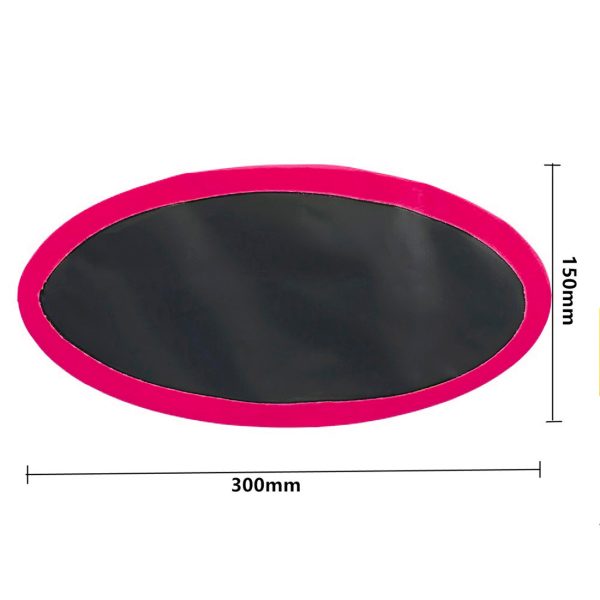Torba plażowa wodoodporna PVC z paskiem na ramię 11L - różowa - obrazek 3