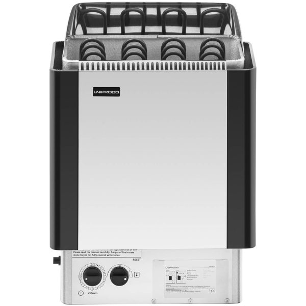 Piec do sauny elektryczny z wbudowanym sterowaniem 5-9 m3 do 110C 400 V 6 kW - obrazek 7