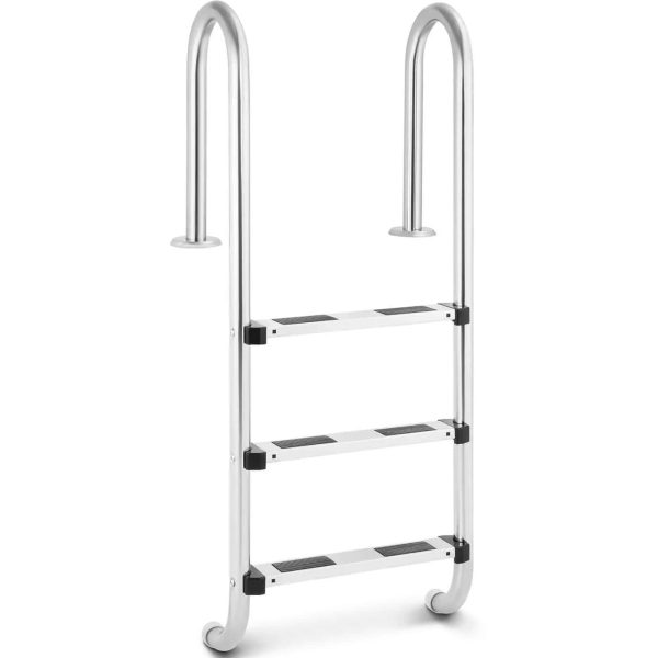 Drabinka do basenu ze stali nierdzewnej 3 stopnie 1320 mm - obrazek 2