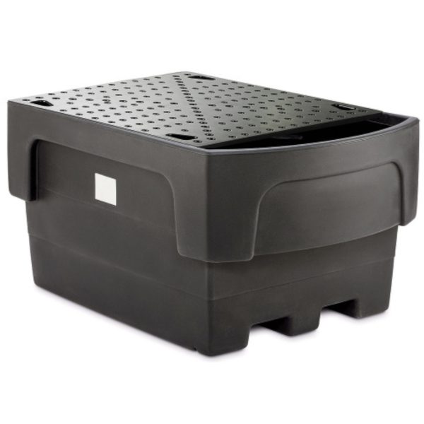 Wanna wychwytowa podstawa pod 1 zbiornik IBC 1100L plastikowa PE CEMO 10950 - obrazek 3