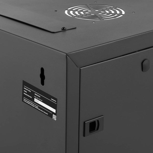 Szafa RACK serwerowa instalacyjna wisząca 19'' 6U IP20 do 60 kg 54x40x35 cm CZARNA - obrazek 4