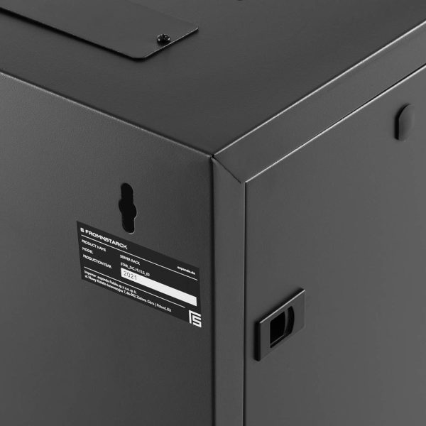 Szafa RACK serwerowa sieciowa wisząca 19'' 12U IP20 do 60 kg 54x39x62 cm CZARNA - obrazek 3