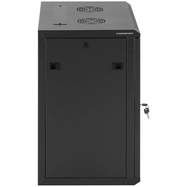Szafa RACK serwerowa sieciowa wisząca 19'' 12U IP20 do 60 kg 54x39x62 cm CZARNA - obrazek 4