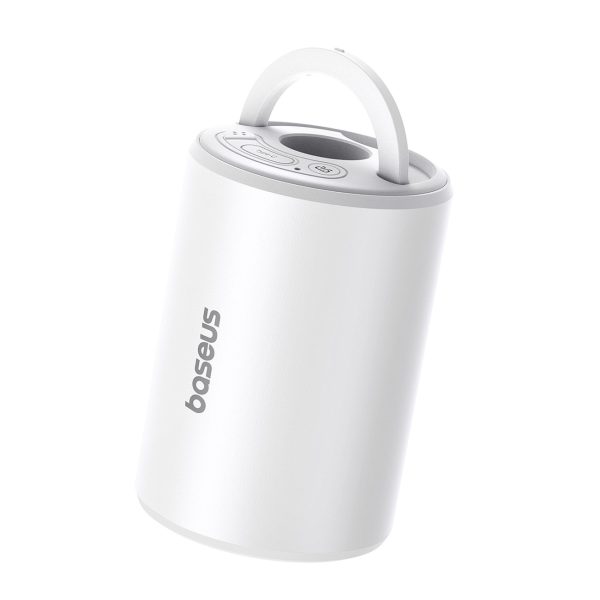 2w1 Pompka turystyczna do materaca i latarką LED PocketGo Pro - biała - obrazek 2
