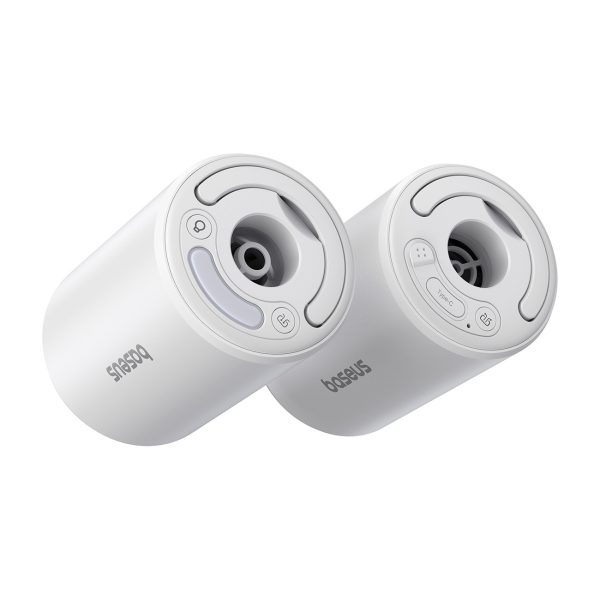 2w1 Pompka turystyczna do materaca i latarką LED PocketGo Pro - biała - obrazek 4