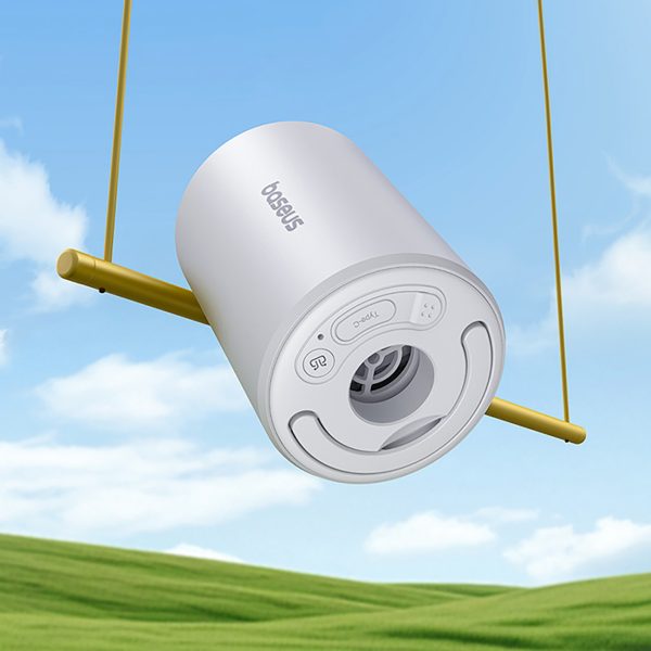 2w1 Pompka turystyczna do materaca i latarką LED PocketGo Pro - biała - obrazek 9