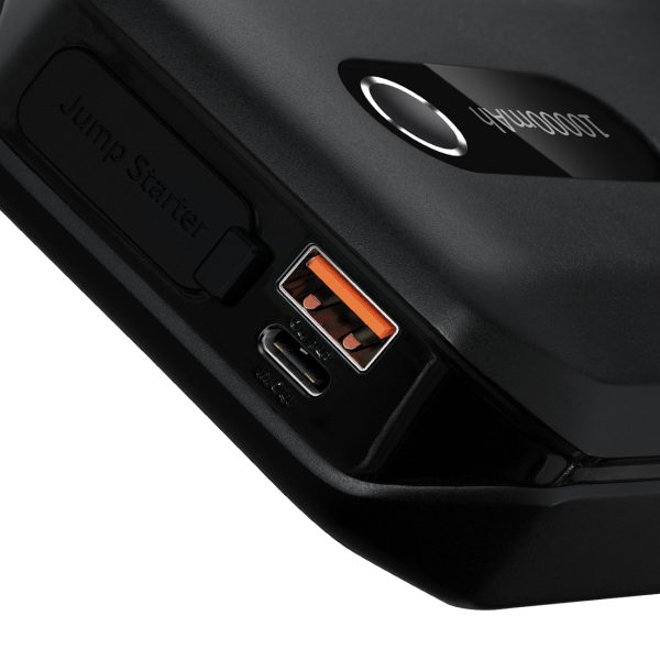 3w1 Urządzenie rozruchowe Car Jump Starter powerbank 10000mAh latarka LED - czarny - obrazek 6