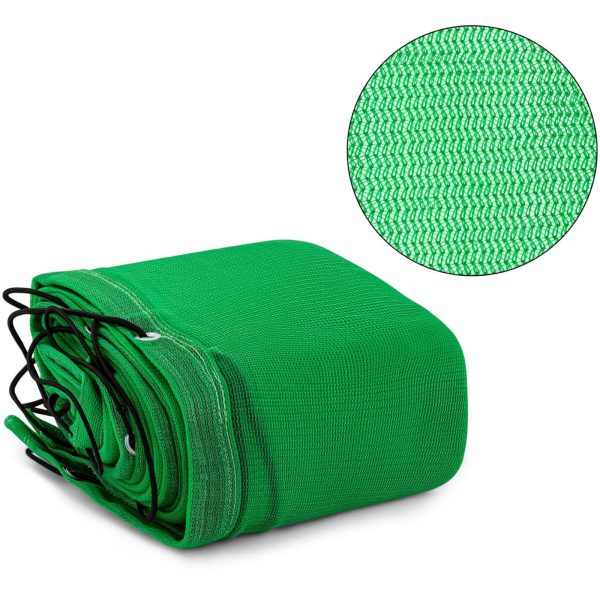 Siatka transportowa zabezpieczająca ładunek na przyczepkę drobne oczka 2.5 x 4.5 m zielona - obrazek 3