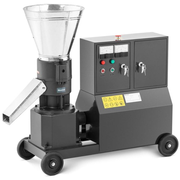 Peleciarka granulator maszyna do pelletu trocin paszy mobilna 7.5 kW 400 V 300 kg/h śr. 200 mm - obrazek 2