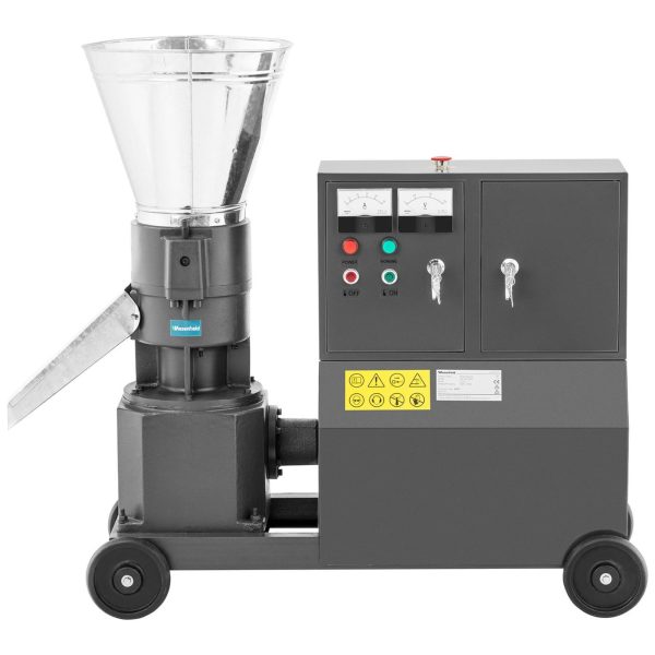 Peleciarka granulator maszyna do pelletu trocin paszy mobilna 7.5 kW 400 V 300 kg/h śr. 200 mm - obrazek 7