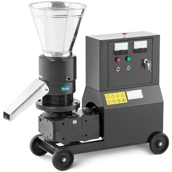 Peleciarka granulator maszyna do pelletu trocin paszy mobilna 7.5 kW 400 V 200 kg/h śr. 229 mm - obrazek 2