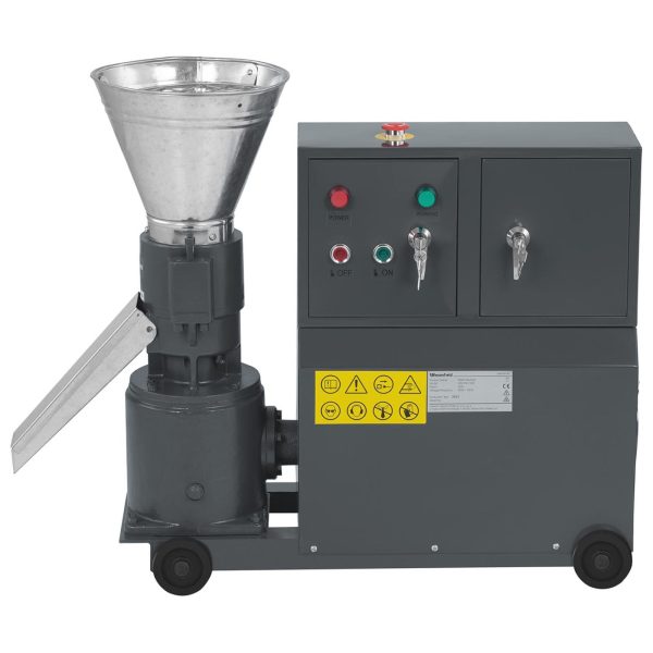 Peleciarka granulator maszyna do pelletu trocin paszy mobilna 3 kW 400 V 100 kg/h śr. 120 mm - obrazek 6