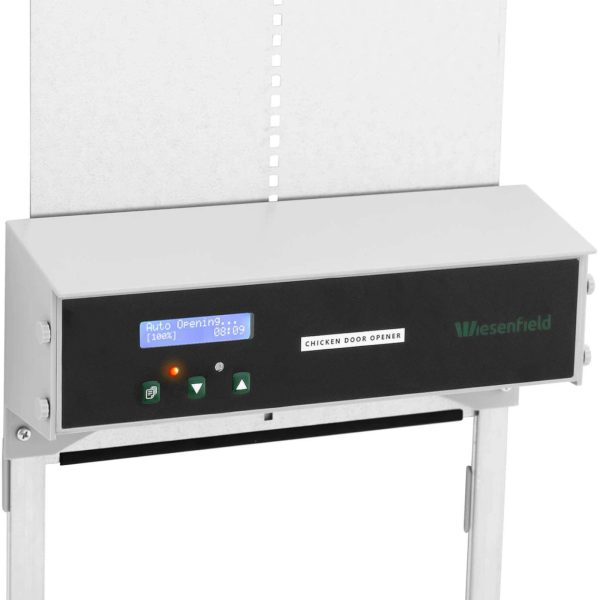 Automatyczna klapa drzwi do kurnika z czujnikiem światła 6 V LCD - obrazek 3