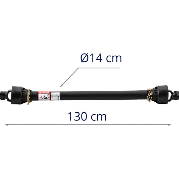 Wałek wał przekaĹşnika mocy przegubowo teleskopowy 127-194 cm 1 3/8'' 6 zębów - obrazek 5