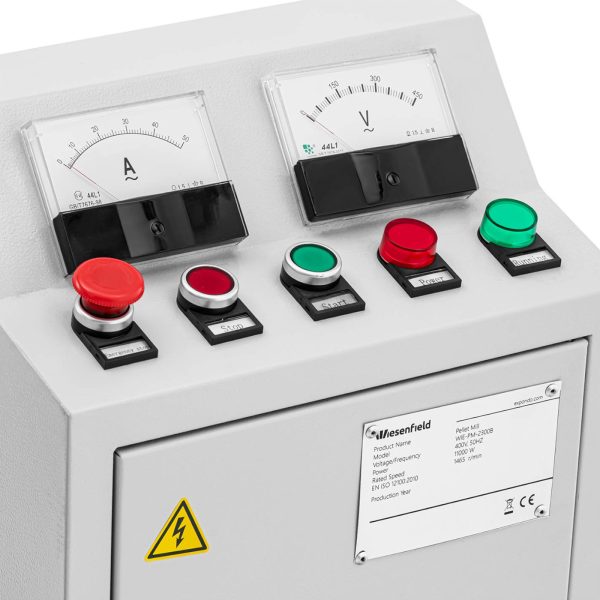 Peleciarka granulator do paszy z silnikiem elektrycznym 11kW 300-400 kg/h - obrazek 2