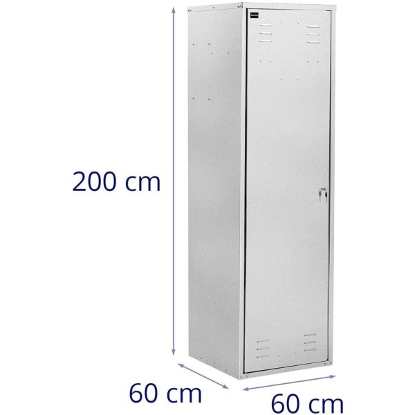 Szafka na siodło sprzęt jeĹşdziecki ze stali ocynkowanej 60 x 60 x 200 cm - obrazek 8