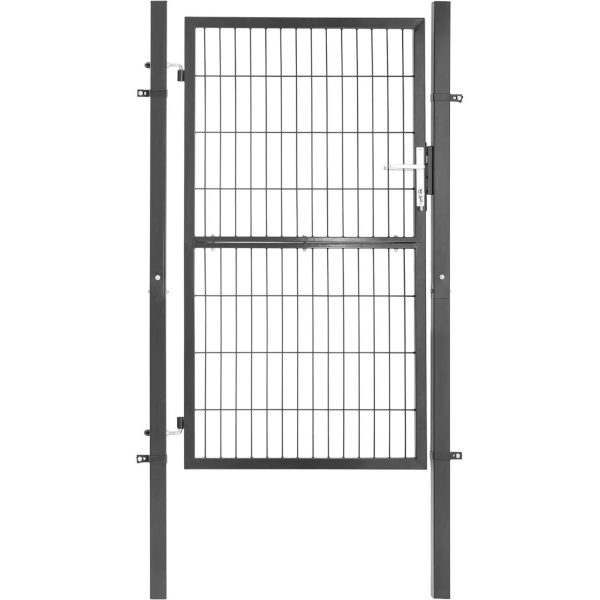 Brama furtka wejściowa ogrodowa ze stali 105 x 211 cm - obrazek 6