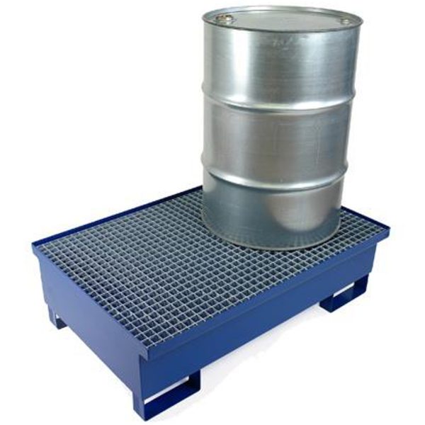 Wanna wychwytowa metalowa na 2 beczki 200L 120x80cm - obrazek 2