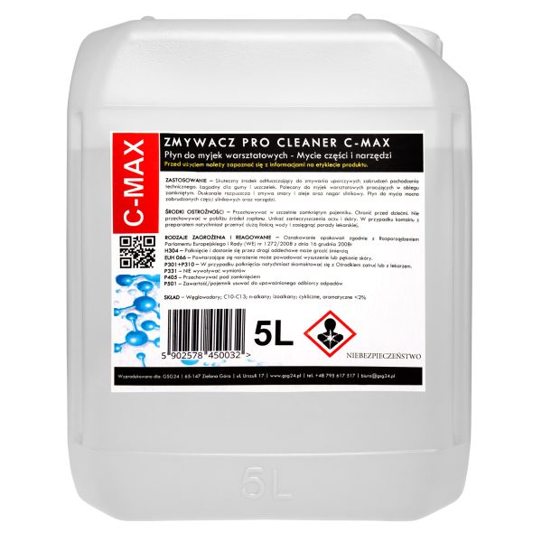 Płyn zmywacz ShellSol D60 do myjki warsztatowej do części i narzędzi C-MAX PRO beczka 60L - obrazek 2