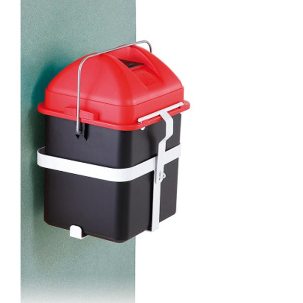 Uchwyt ścienny do pojemnika na zużyte baterie leki i odpady medyczne KCA BOX 20L - obrazek 2
