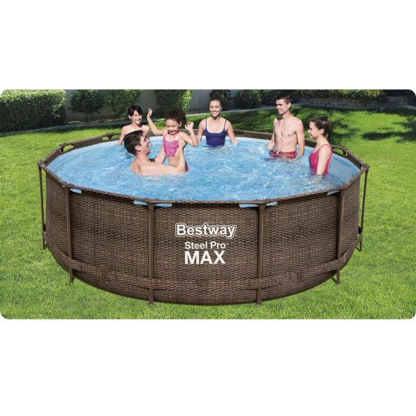 Basen ogrodowy stelażowy 366 x 100 cm zestaw 10w1 Bestway 56709 - obrazek 2