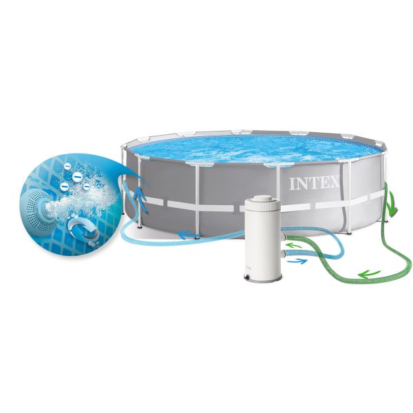 Trampolina ogrodowa 10ft/312cm z siatką wewnętrzną i drabinką Neo-Sport - obrazek 4