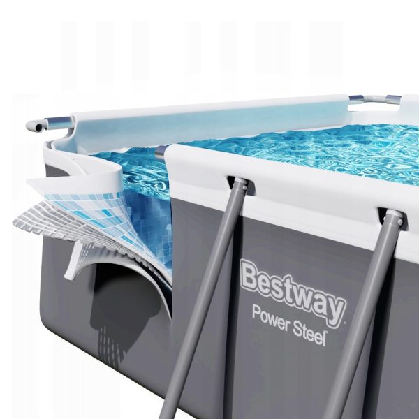 Basen ogrodowy stelażowy 404 x 201 x 100 cm 18w1 Bestway 56441 - obrazek 3