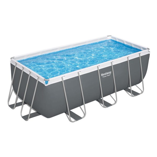 Basen ogrodowy stelażowy 412x201x122 cm 17w1 Bestway 56457N - obrazek 2