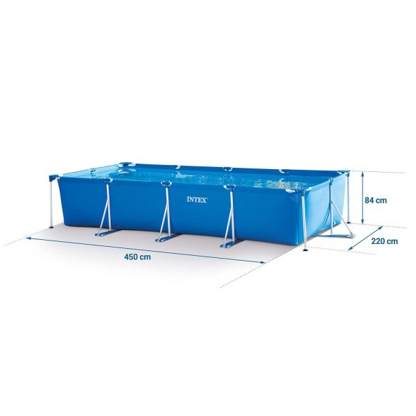 Basen ogrodowy stelażowy 450 x 220 x 84 cm 15w1 INTEX 28273 + maszynka do baniek GRATIS - obrazek 5